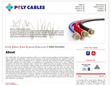 Tablet Screenshot of polycables.com.bd
